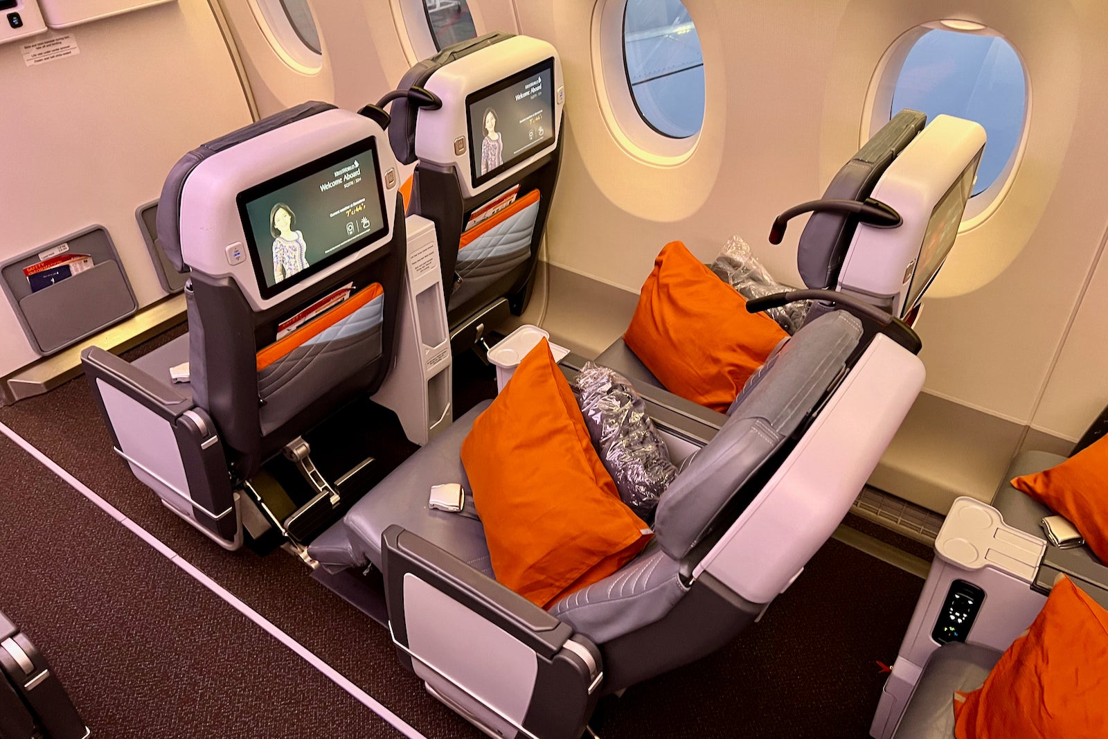 Economy premium singapore airlines Best and