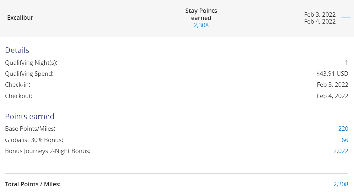 Hyatt members, it's time for another look at Vegas How I earned an