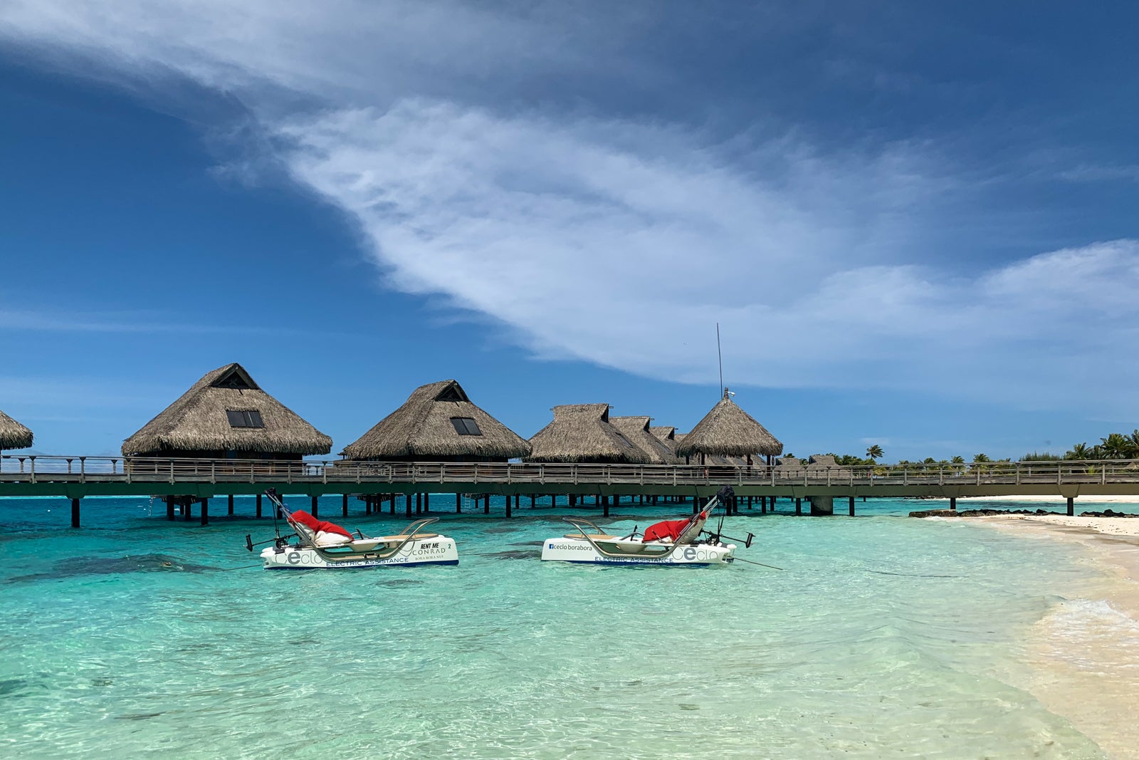 Book the Conrad Bora Bora with wideopen award space in early 2024