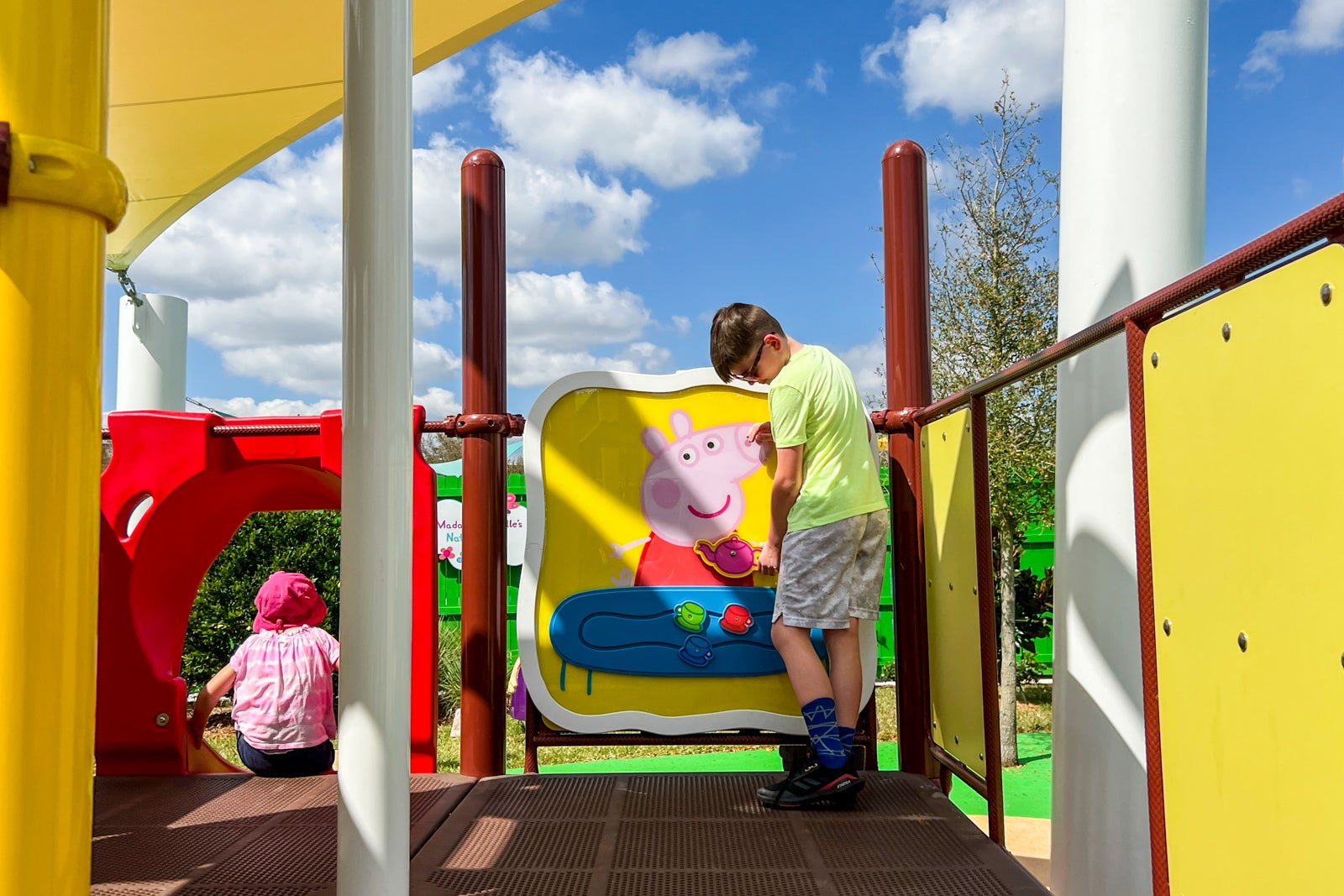 Play structure at Peppa Pig Theme Park.