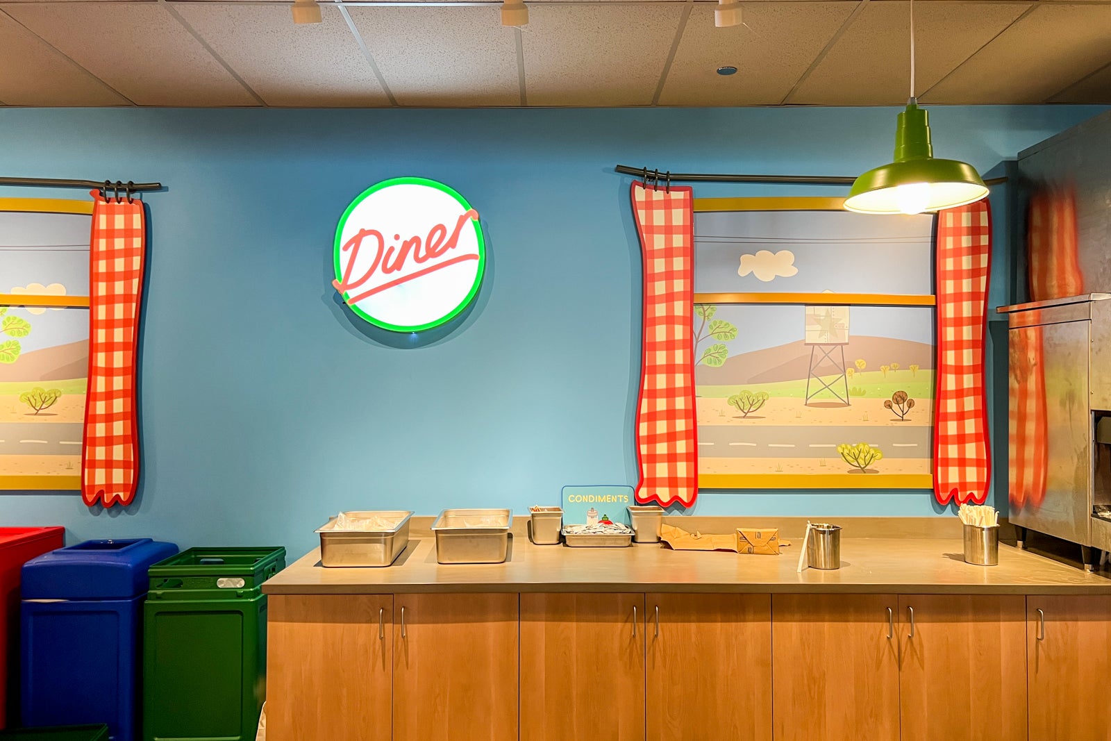 Diner at Peppa Pig Theme park