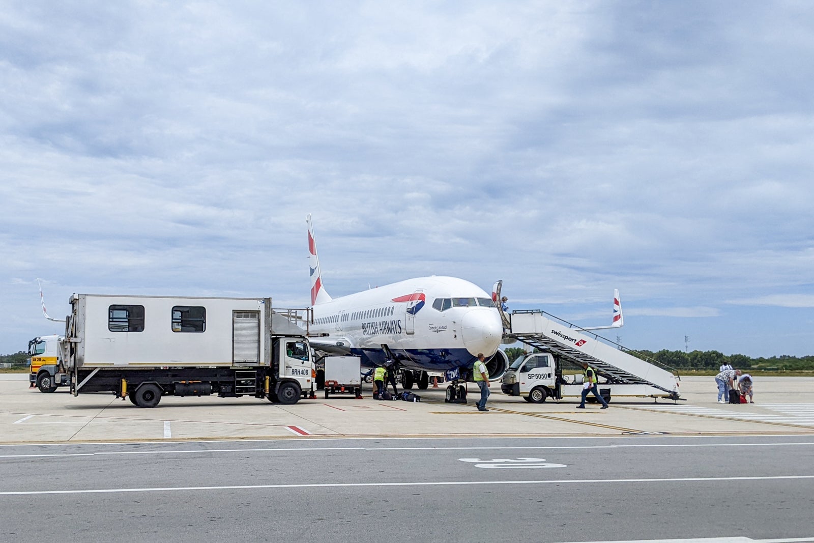 Comair British Airways plane. (Photo by Katie Genter/The Points Guy)