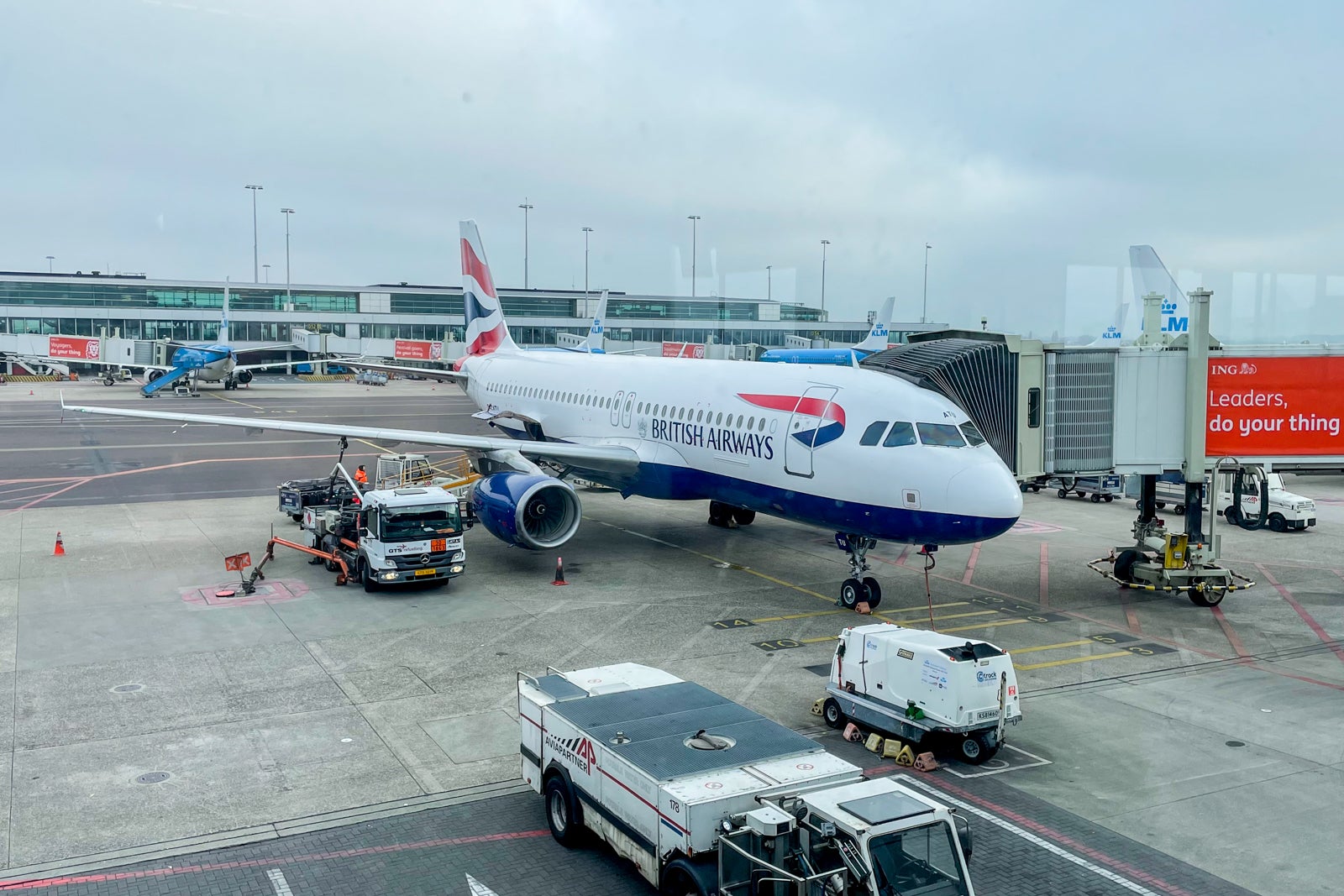 British Airways plane on tarmac