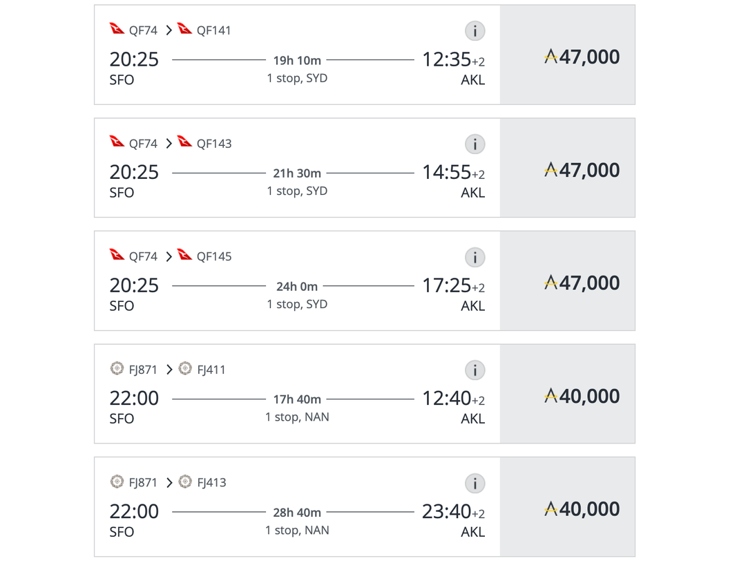 How to get to (and stay in) a reopened New Zealand on points and miles