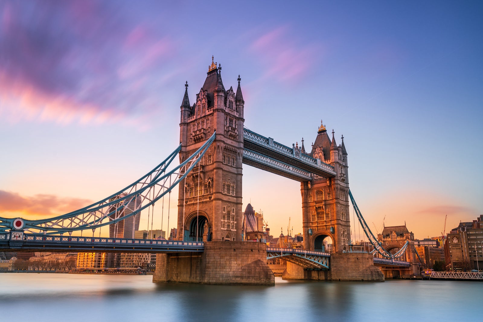 Tower Bridge in London, England