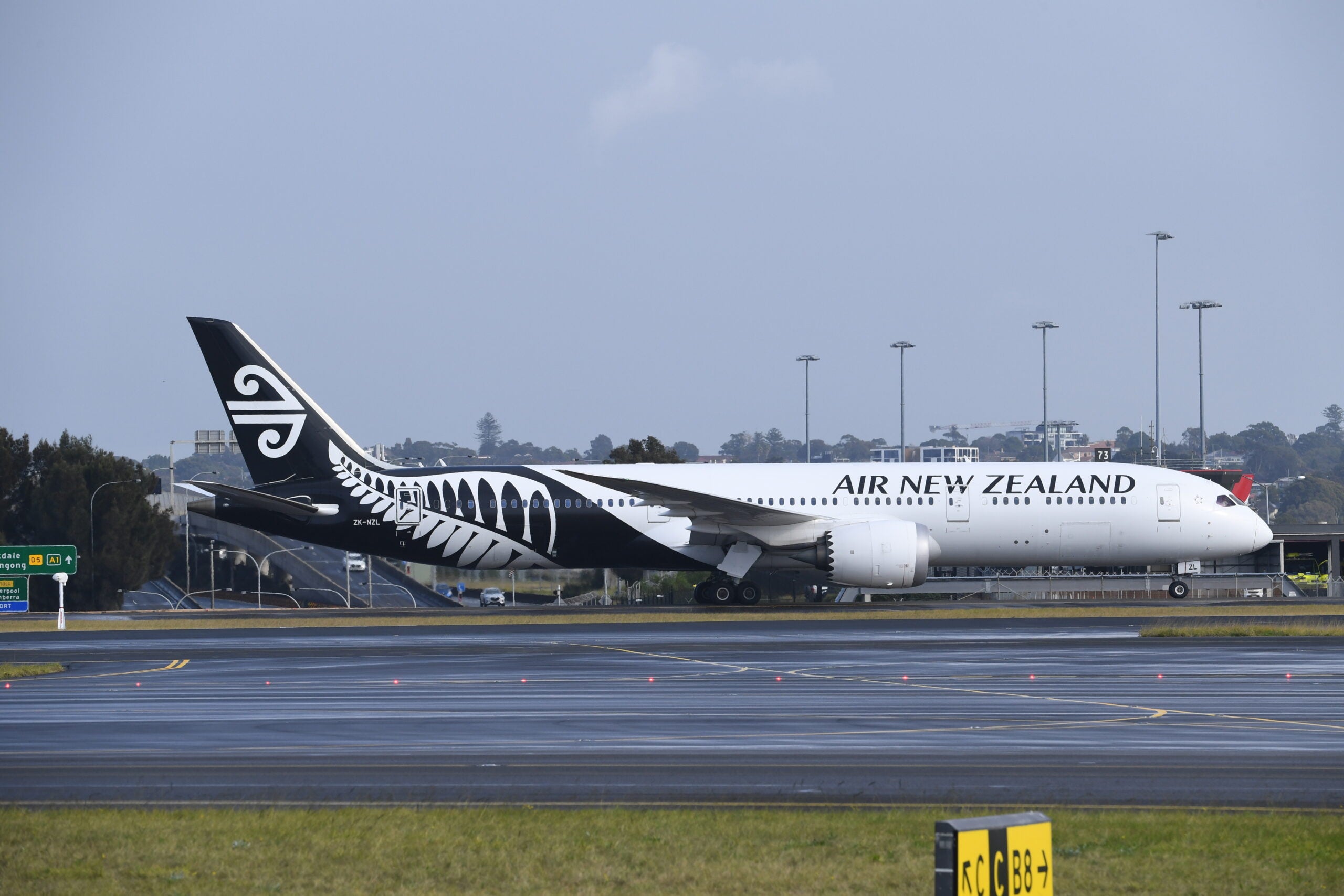 An Air New Zealand plane
