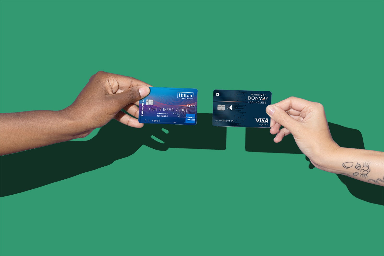 Credit card showdown Marriott Bonvoy Boundless vs. Hilton Amex Surpass