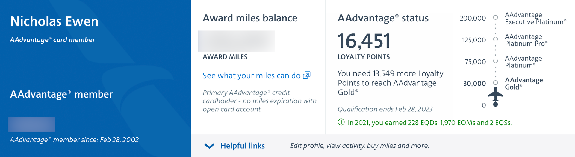 American Airlines Loyalty Points Here's how many the TPG staff has earned so far The Points Guy