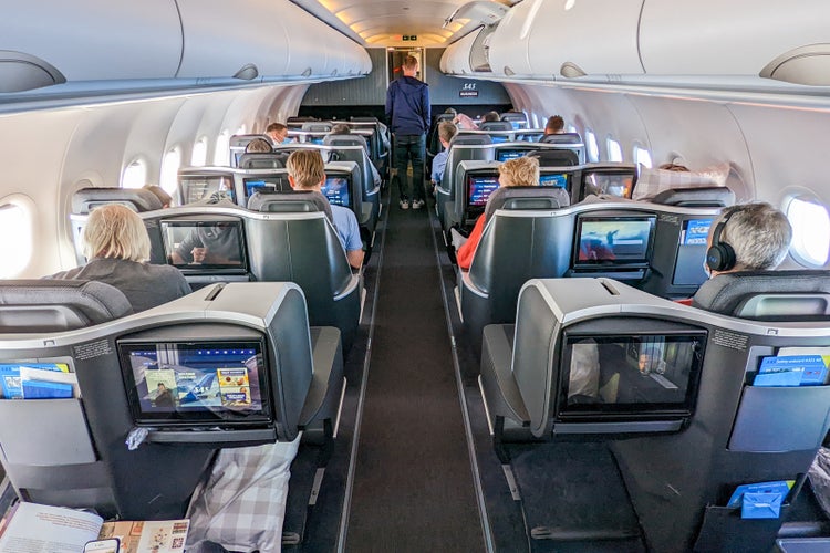 A game of thrones: Flying business class on Scandinavian Airlines' new ...