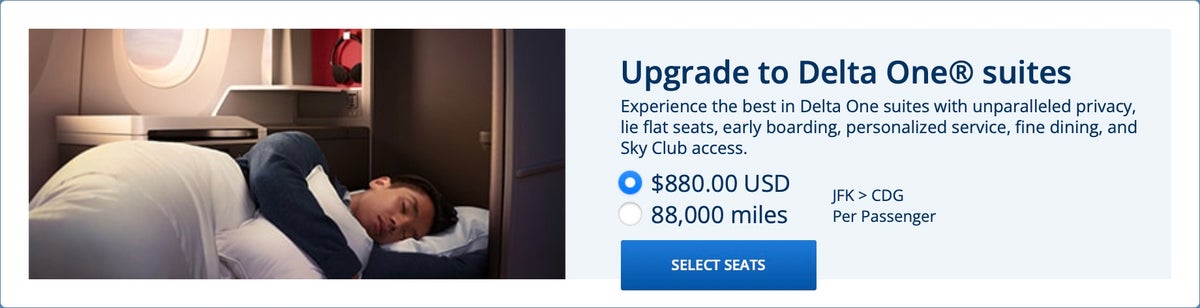 upgrade to delta one international