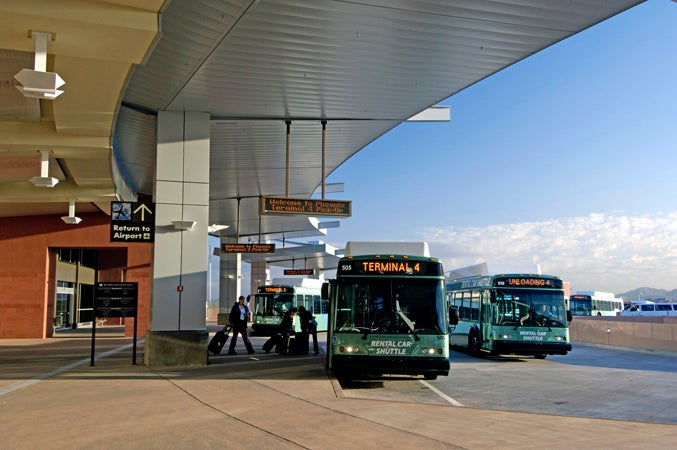 Buses at Phoenix Sky Harbor