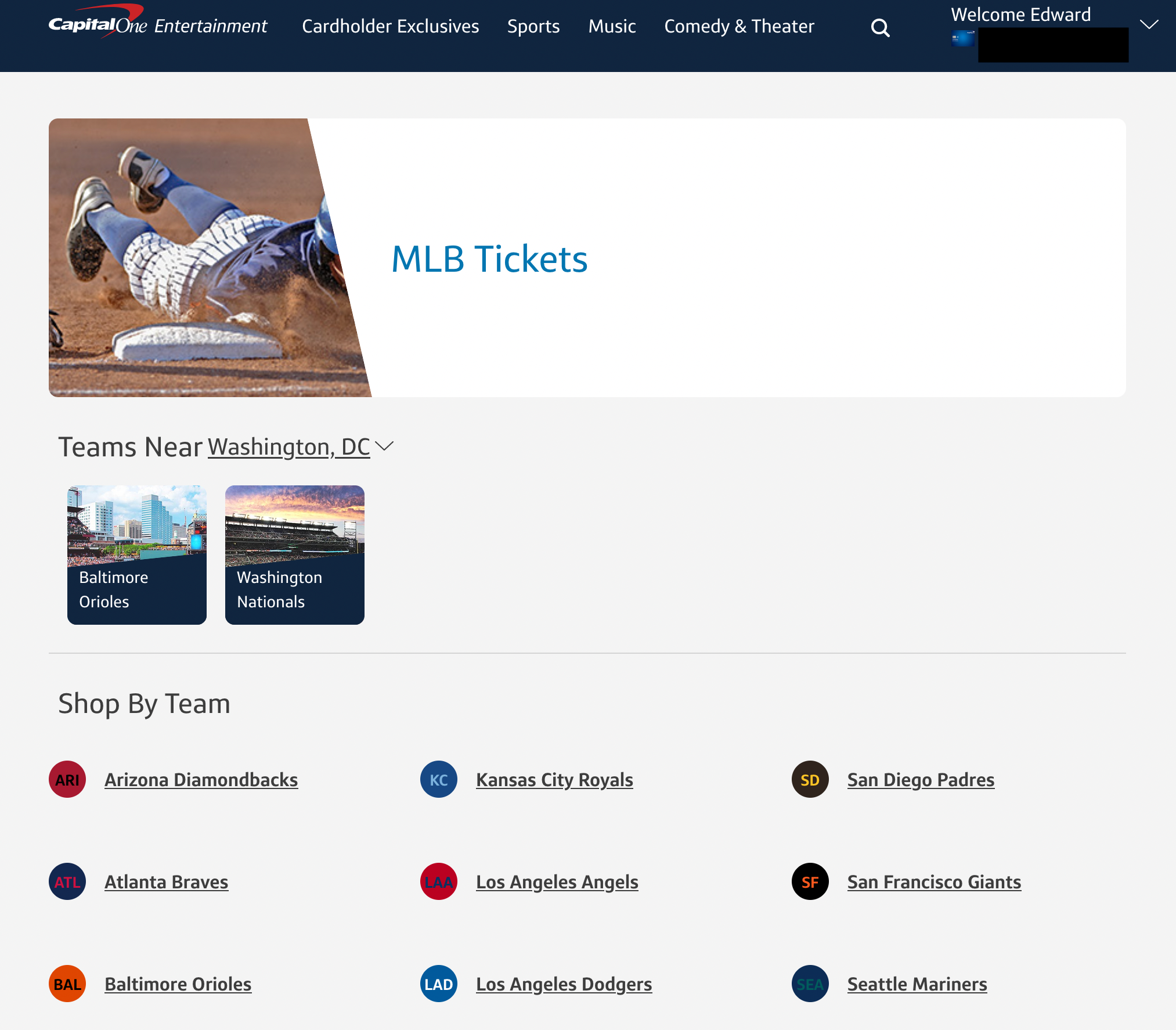 Redeem Capital One miles for Major League Baseball tickets The Points Guy