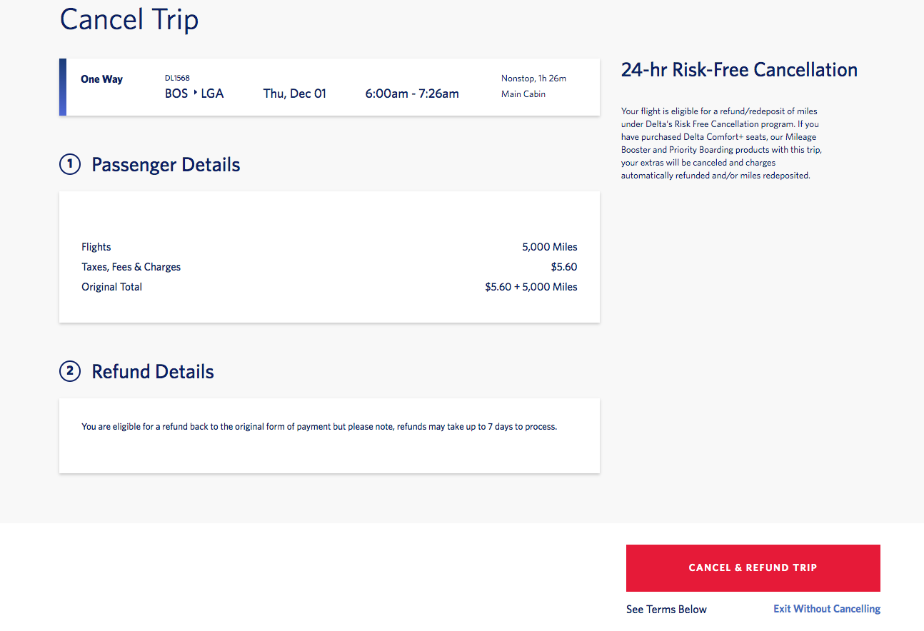 delta manage my trips