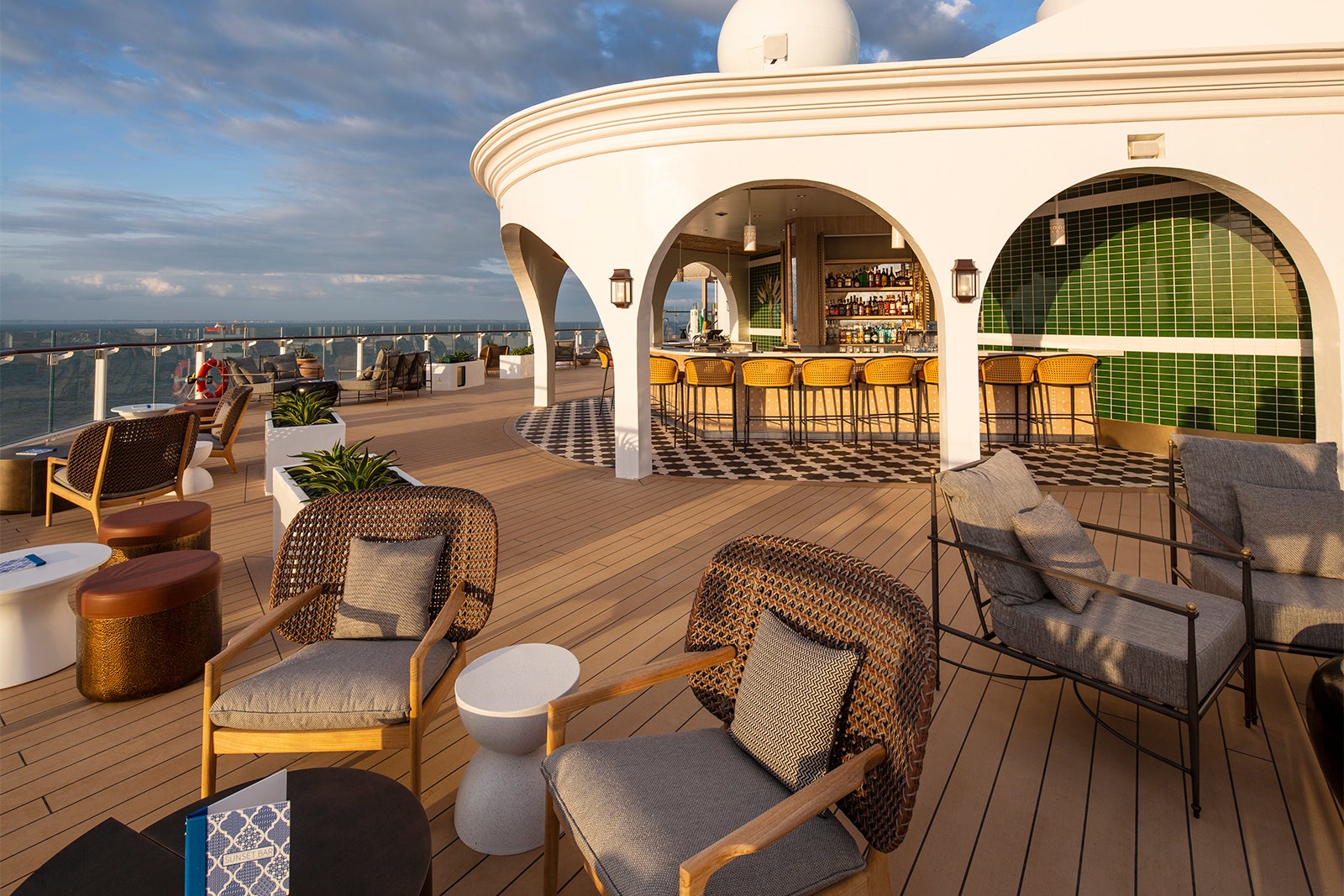 Sunset Bar on Celebrity Beyond cruise ship