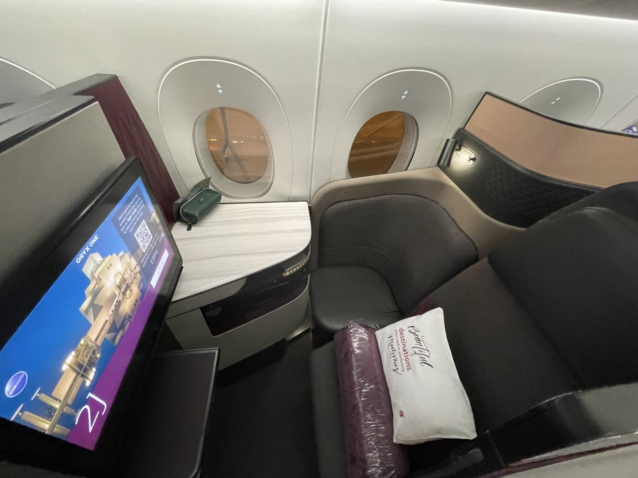 Qatar Qsuite business class