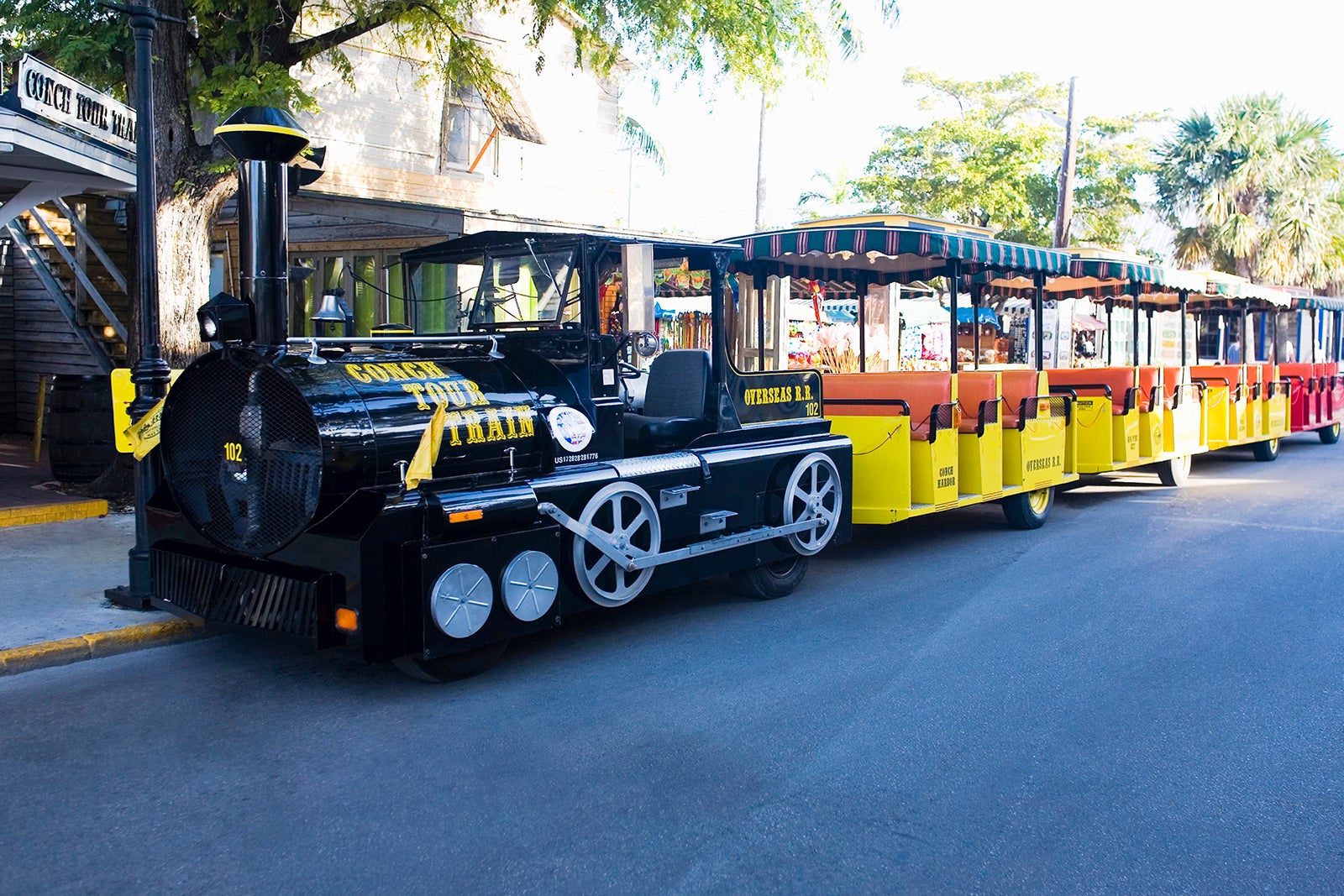 Tourist train in Key West, Florida