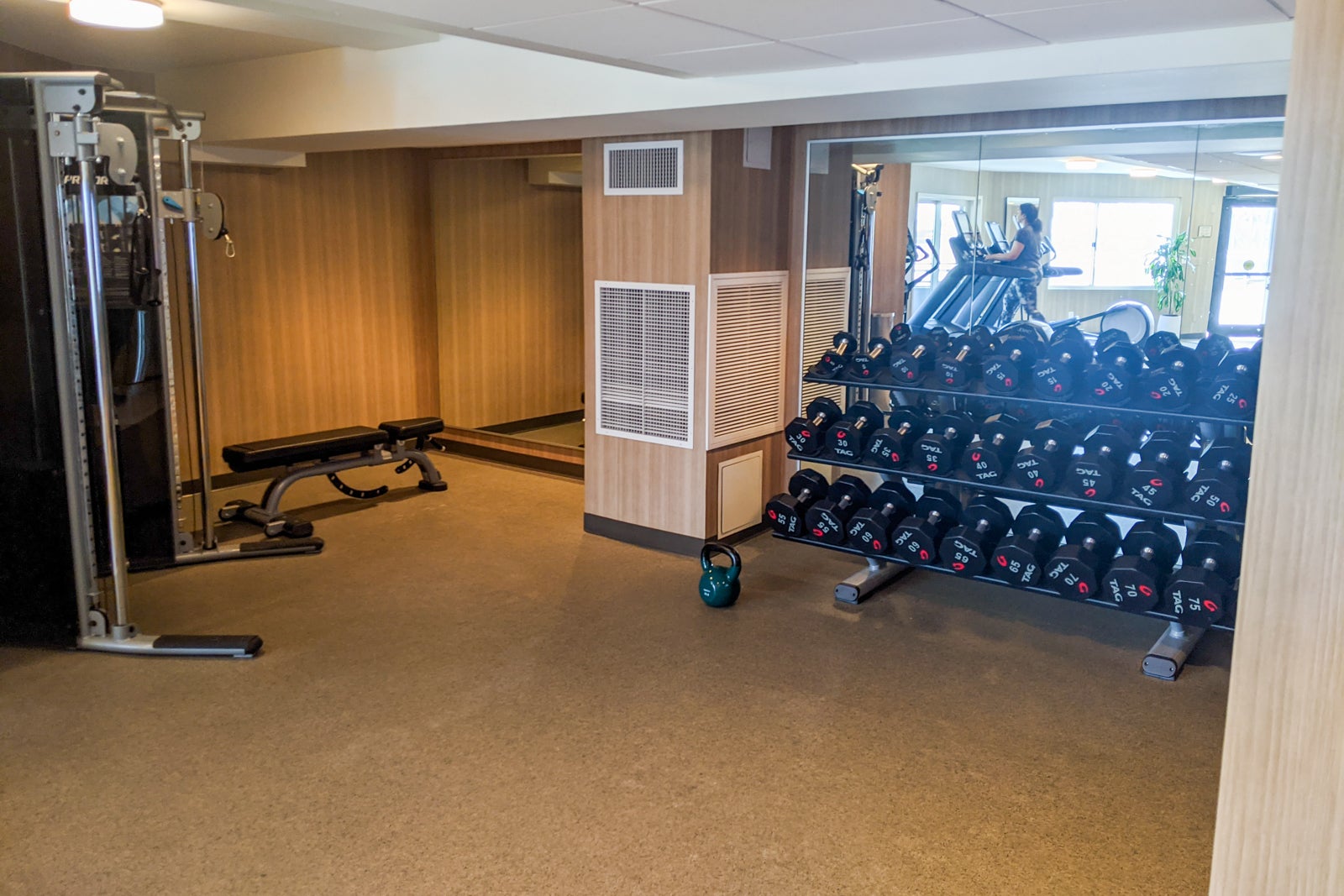 hotel gym