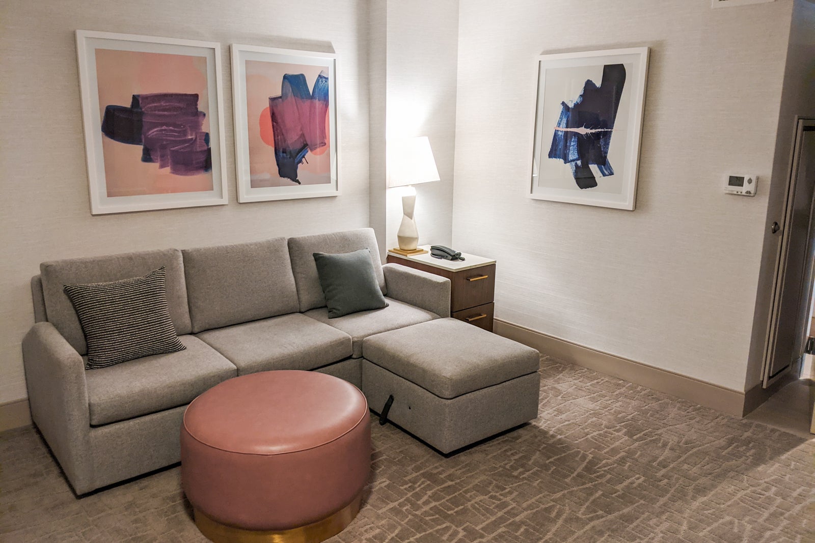in-room sitting area
