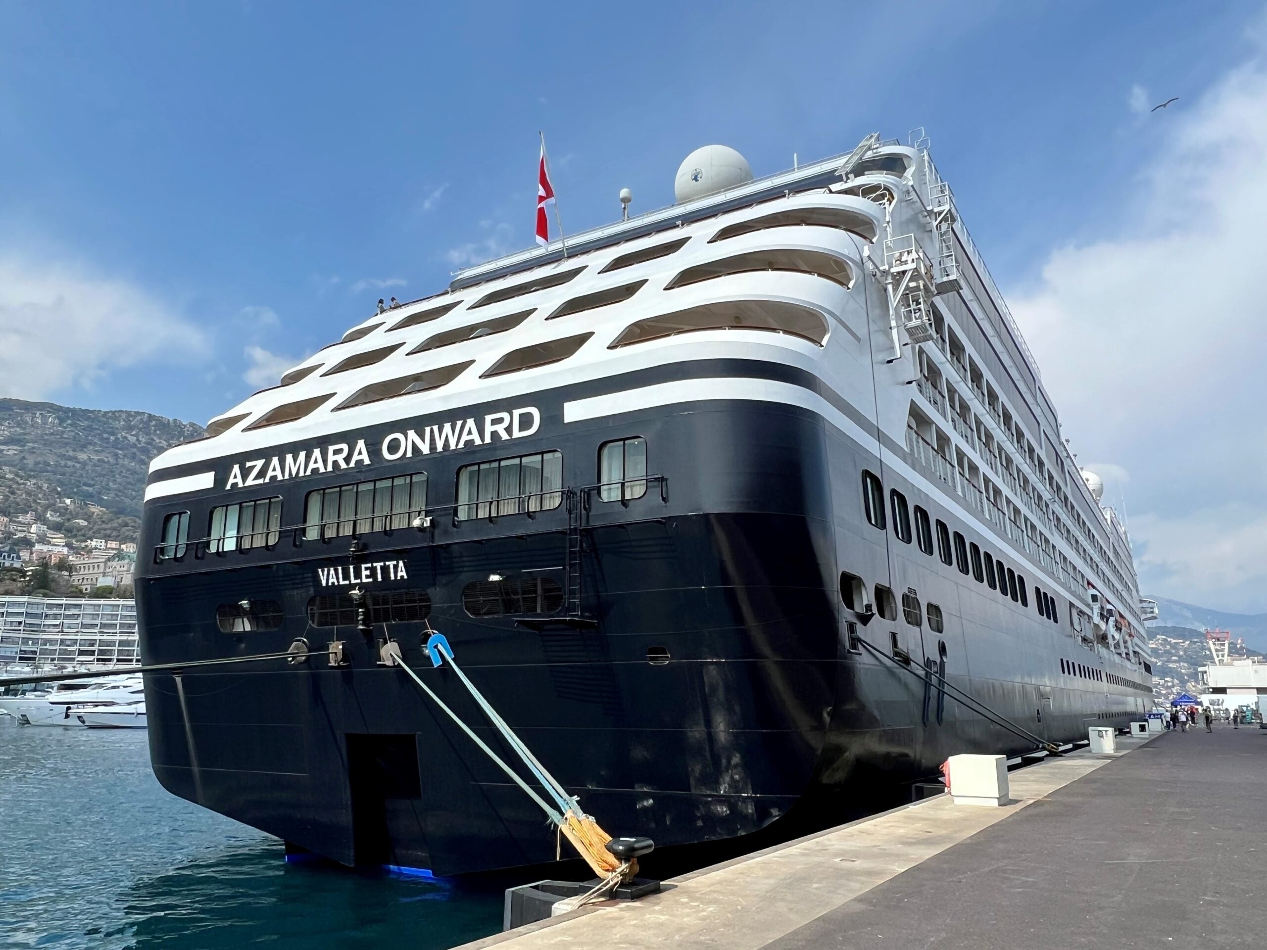 The Azamara cruise ship Azamara Onwar