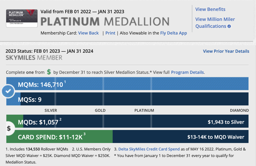 TPG Staff s Midyear Progress Toward Airline Elite Status The Points Guy