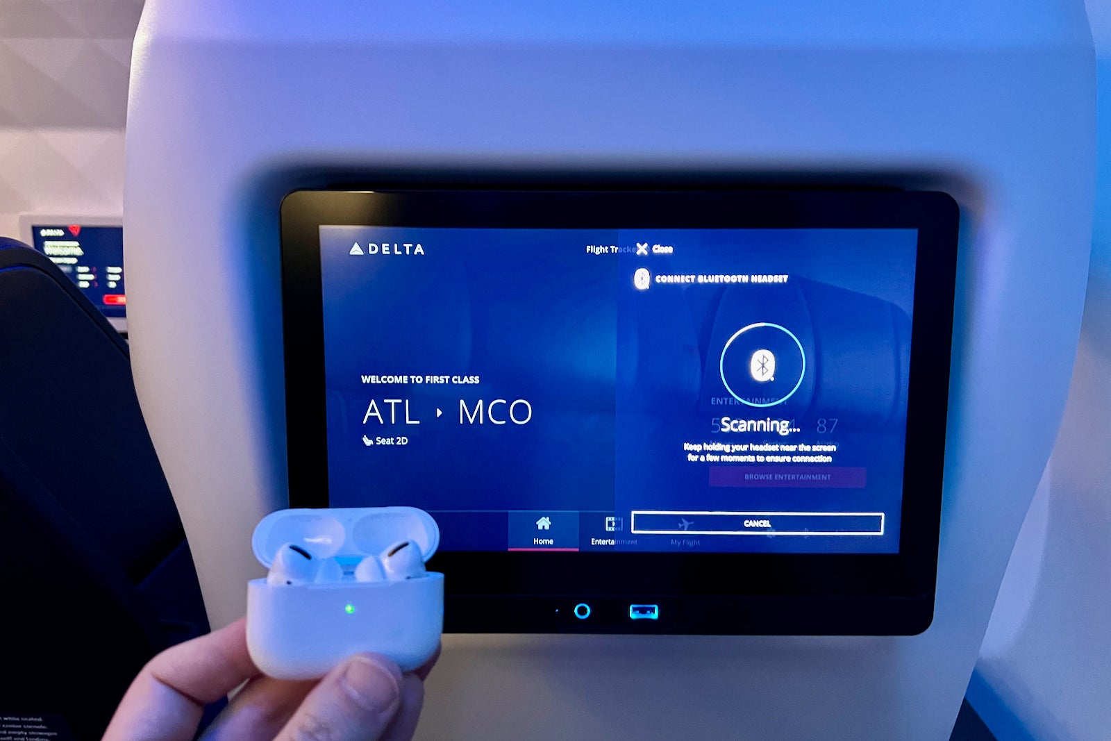 Delta joins United in rolling out Bluetooth headphone support on latest