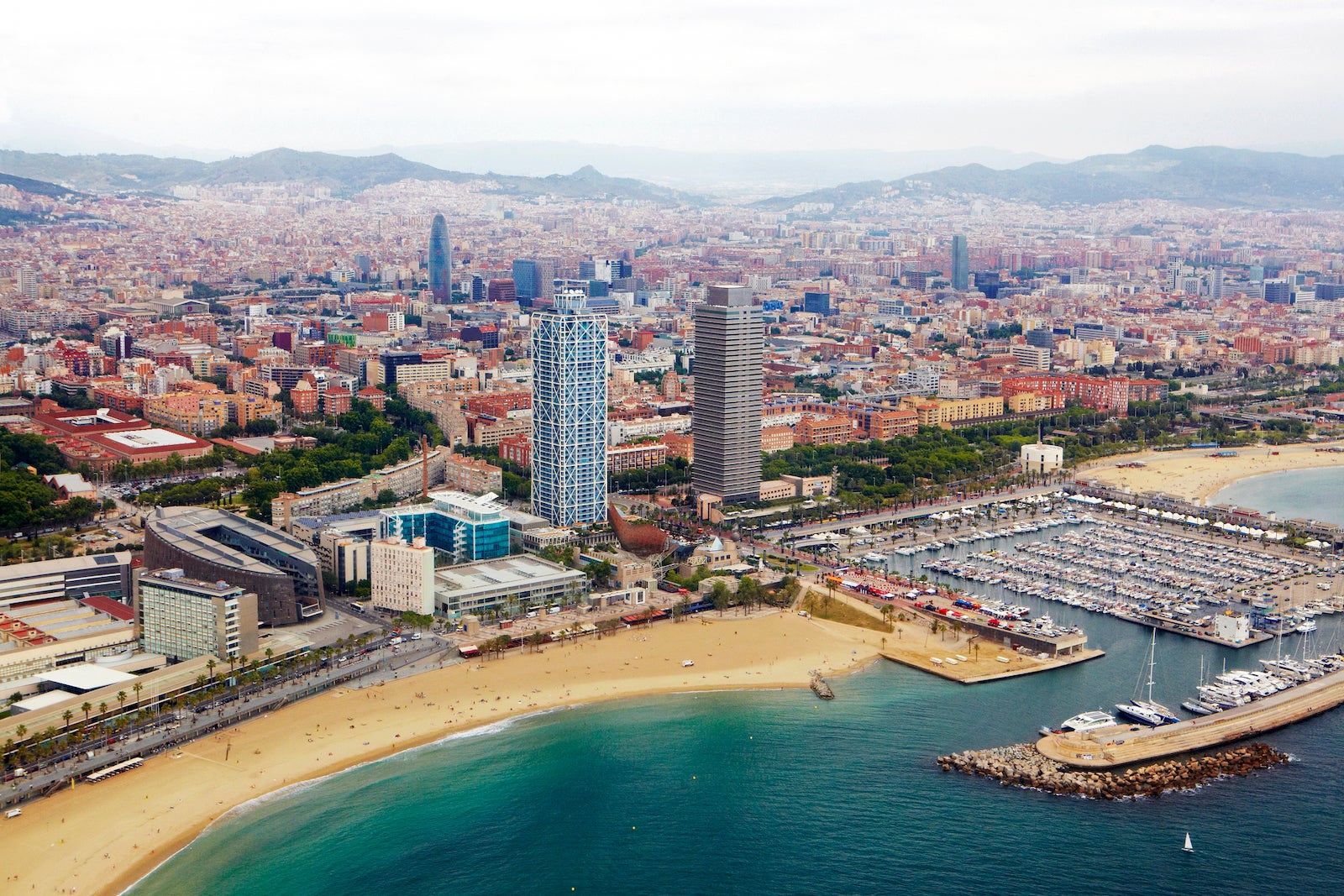 barcelona view from above