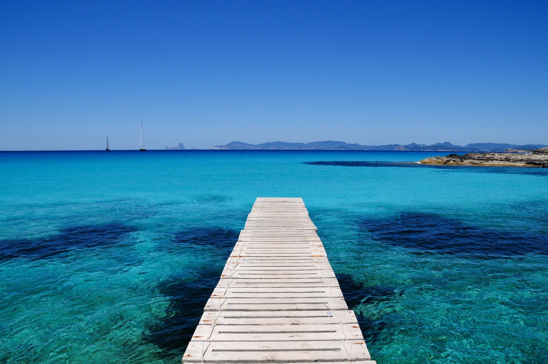 Turquoise waters formentera