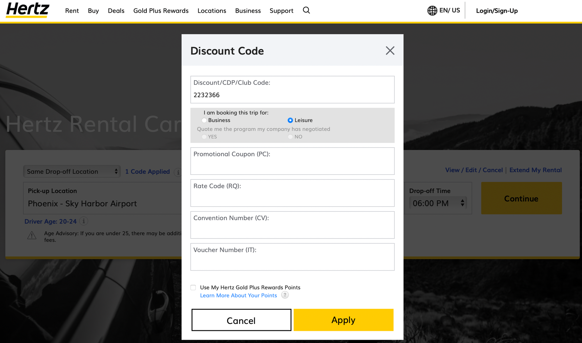 Youngdriver fees waived for new graduates on Hertz rentals The