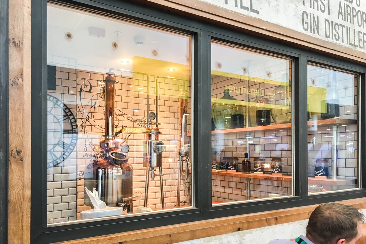 Distillery inside the Victoria, British Columbia airport The Points Guy