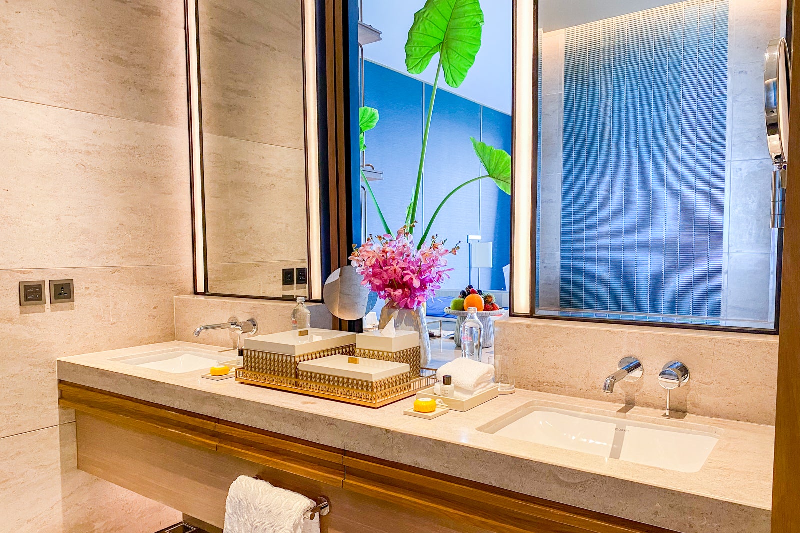 Louis Vuitton Blue Jade Monogram Bathroom Set With Shower Curtain - REVER  LAVIE