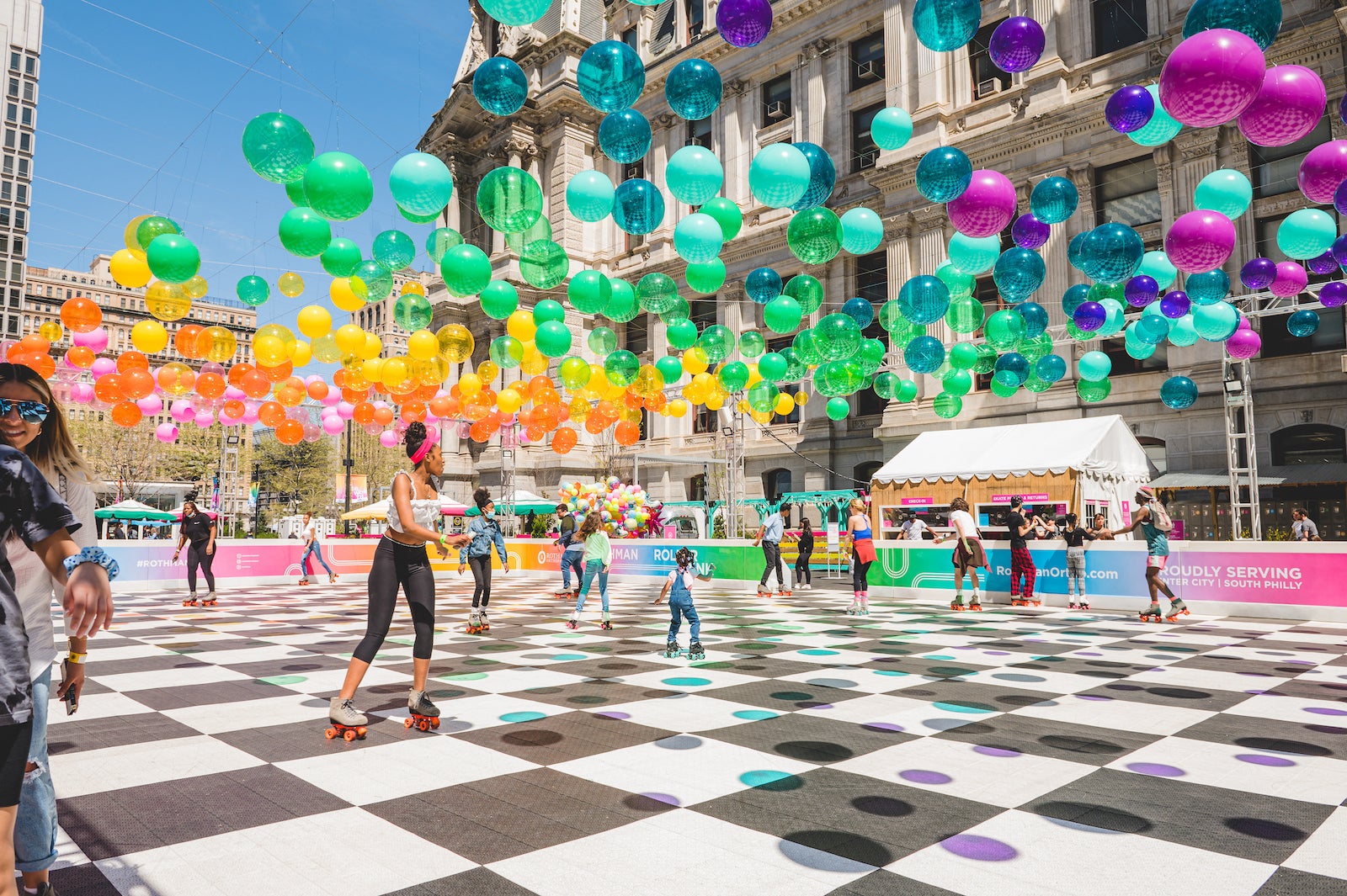 2022 Rothman Roller Rink Grand Opening at Dilworth Park