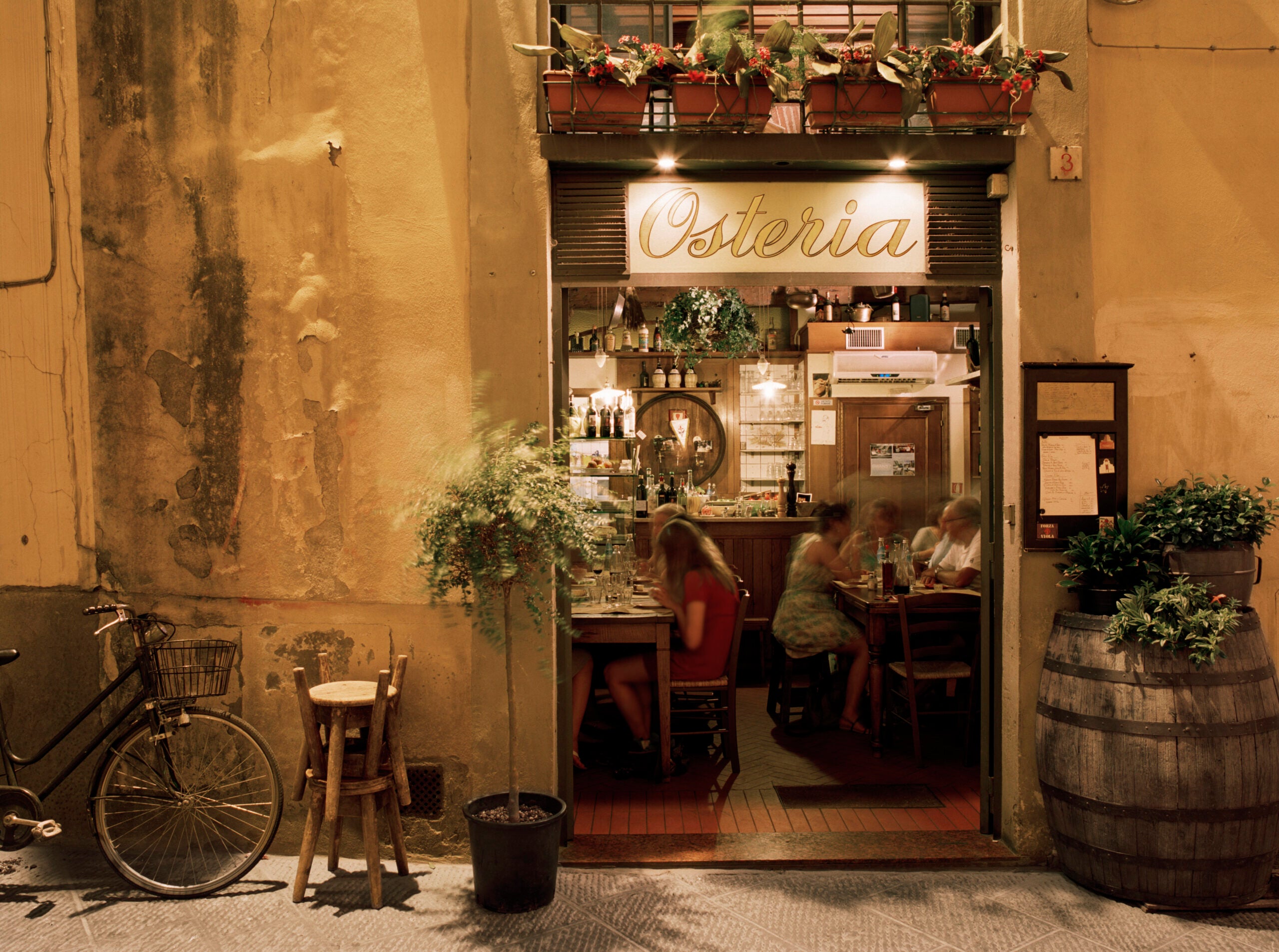 Osteria restaurant in Tuscany