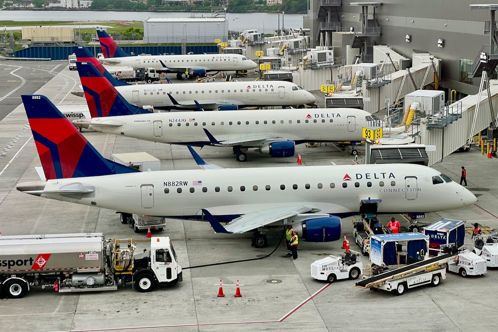 Delta drops 4 domestic routes, including one new one from Boston Delta New LaGuardia LGA Terminal 2 Zach Griff 2