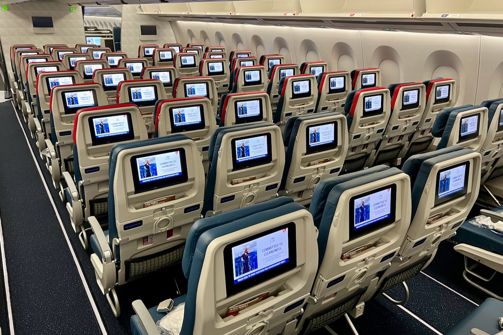 Delta Used AIrbus A350 LATAM Coach Comfort+ Economy