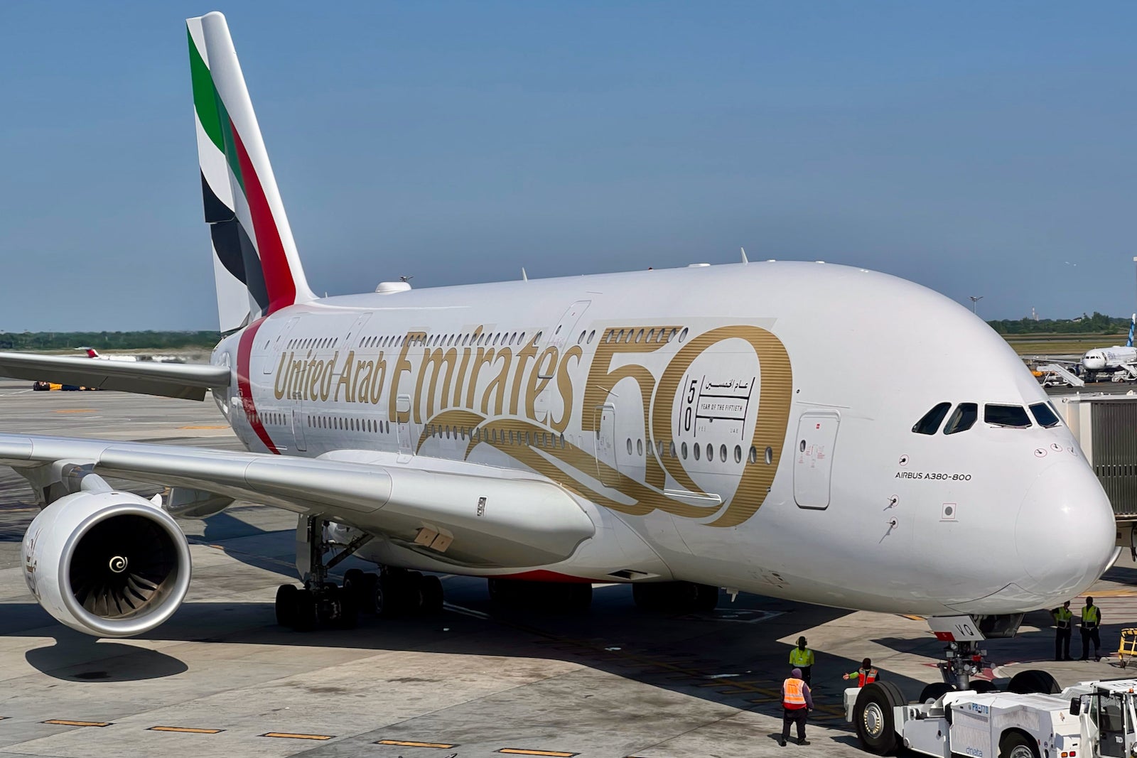 Emirates Airbus A380 United Arab Emirates 50th Zach Griff 3