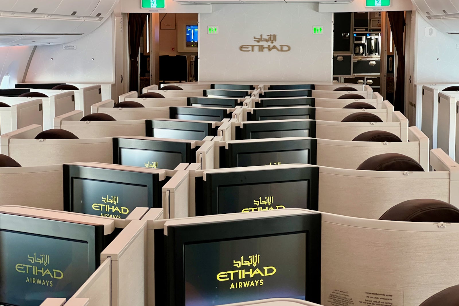 Etihad Airbus A350 Business Class