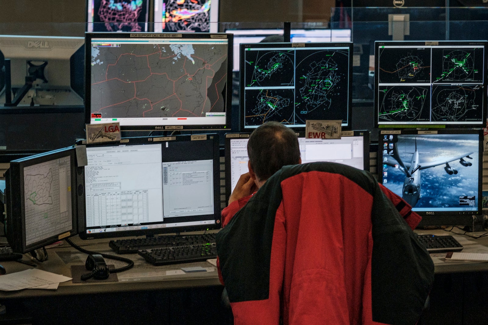 Air Traffic Control System Command Center