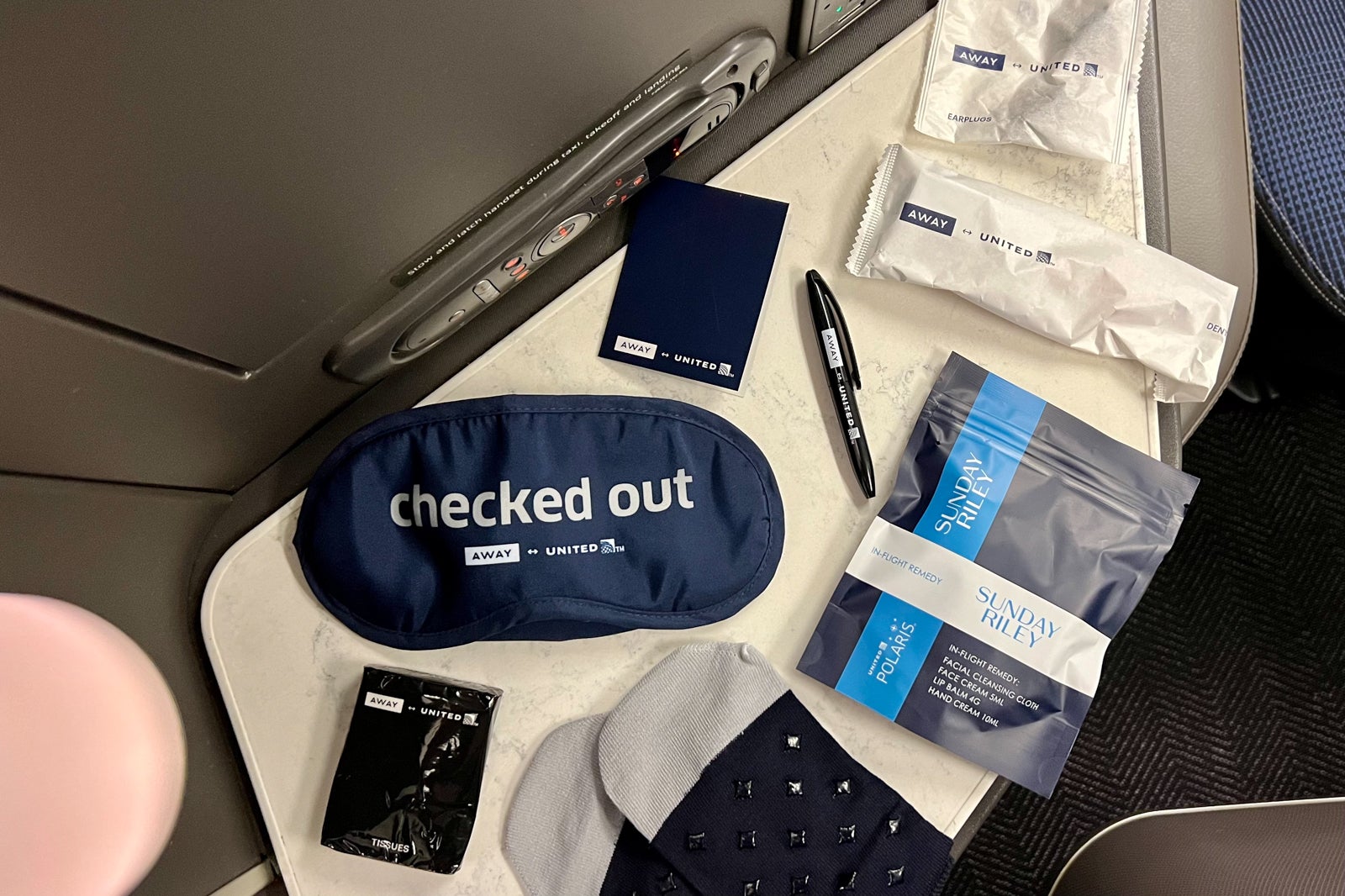 United's stylish Awaybranded amenity kits are yours to keep The