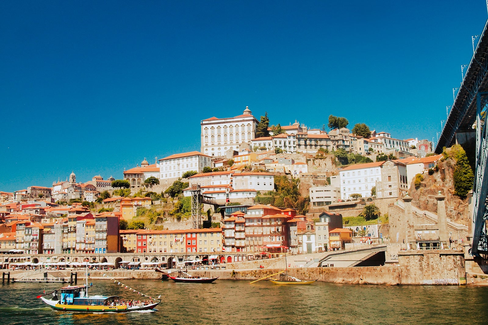 portugal, porto, rivière douro, et, rivière
