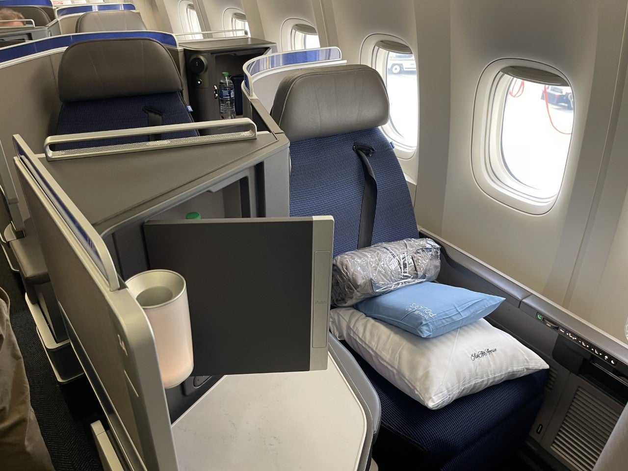 United Airlines Polaris business class on the Boeing 777-300ER