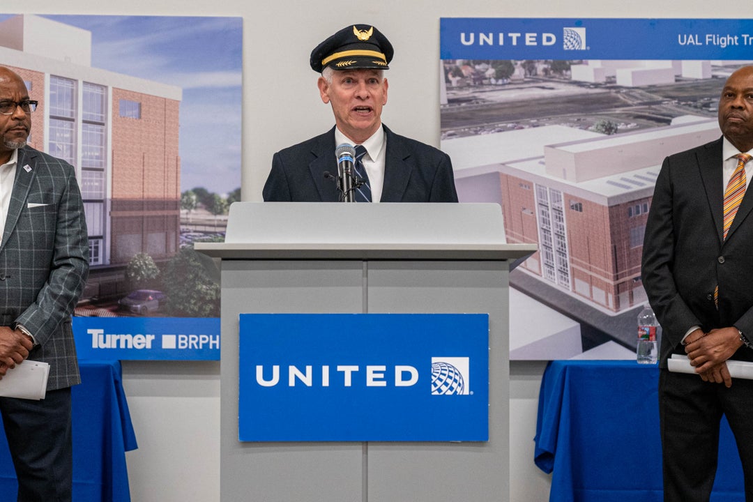 Inside United Airlines' flight training center, which is about to grow