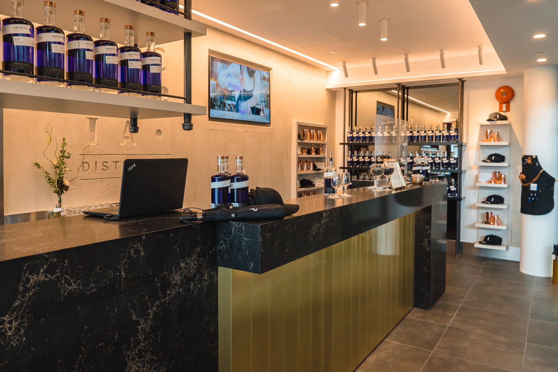 Distillery inside the Victoria, British Columbia airport The Points Guy