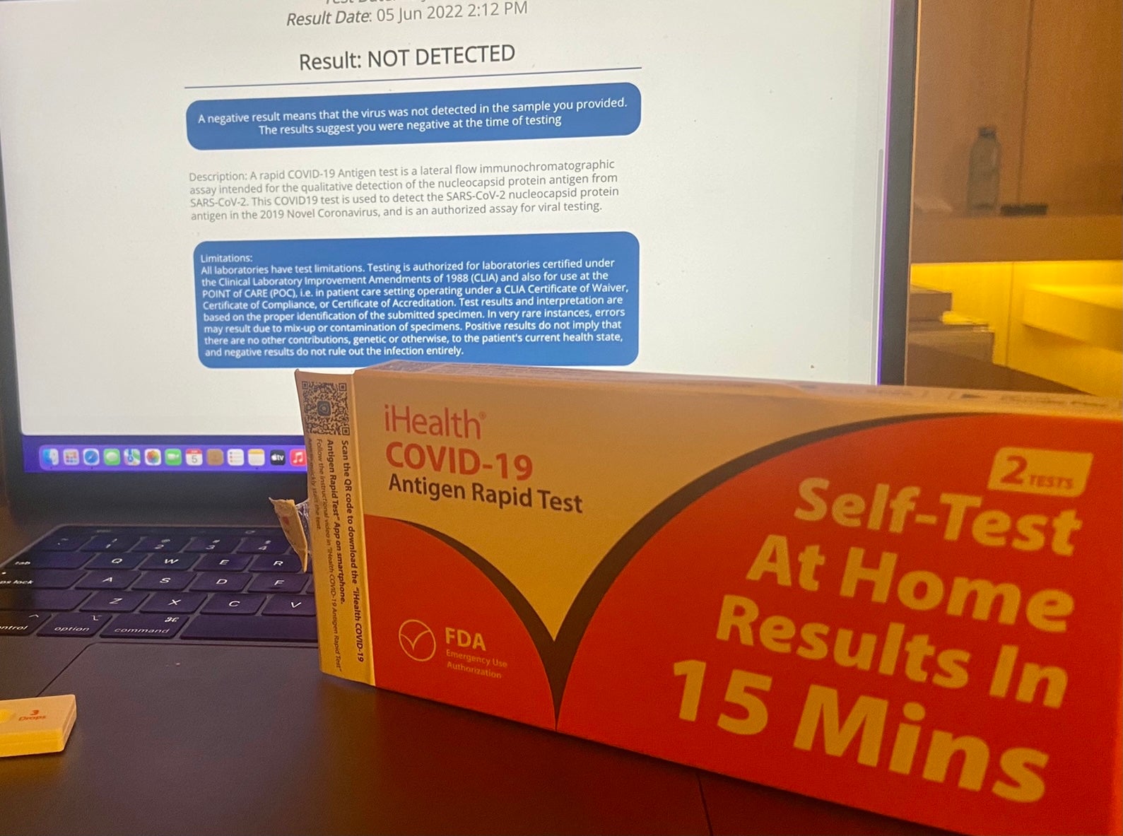 How I used a governmentprovided COVID19 test for international travel