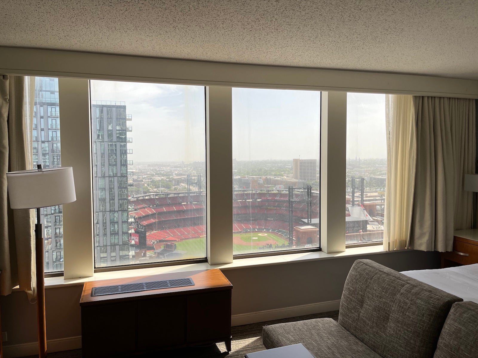 Stadium view room on a game day - Picture of Toronto Marriott City Centre  Hotel - Tripadvisor