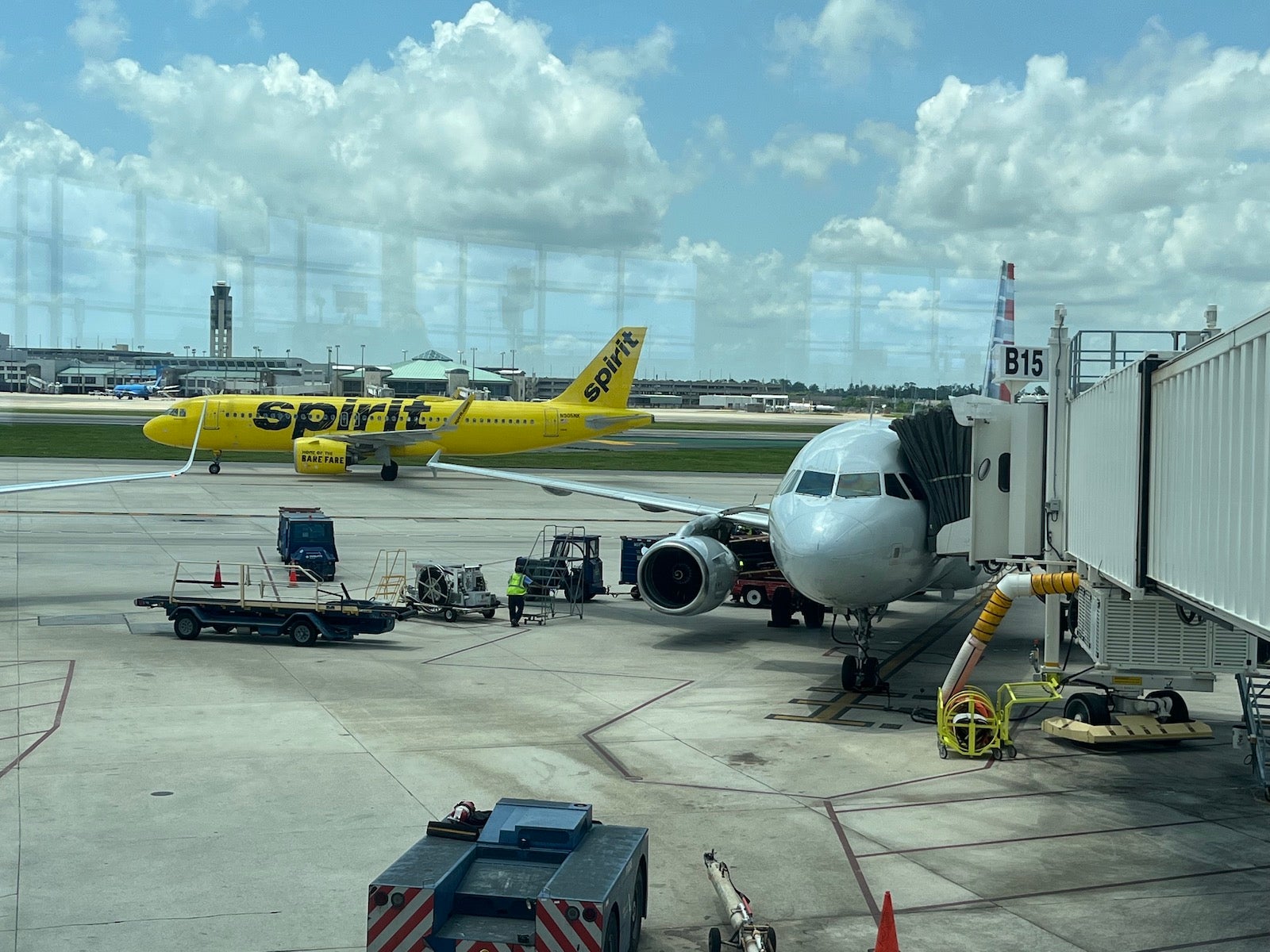 Planes at New Orleans airport