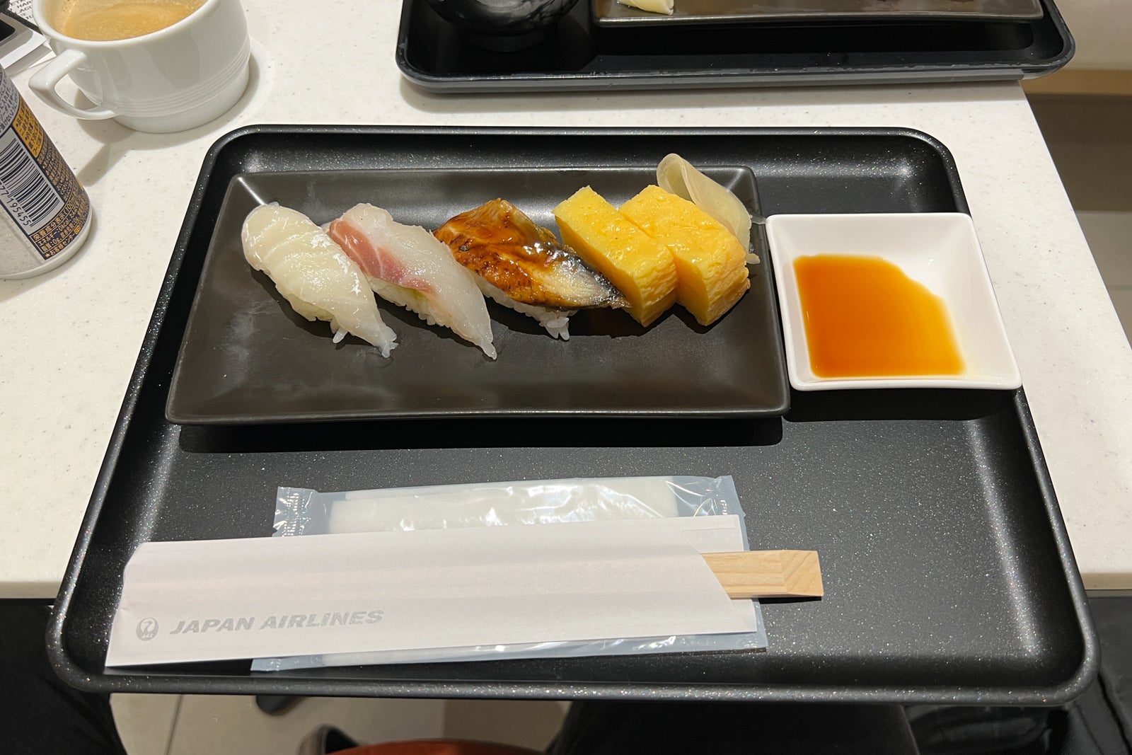 Getting a taste of Japan in JAL business class from Tokyo to Chicago