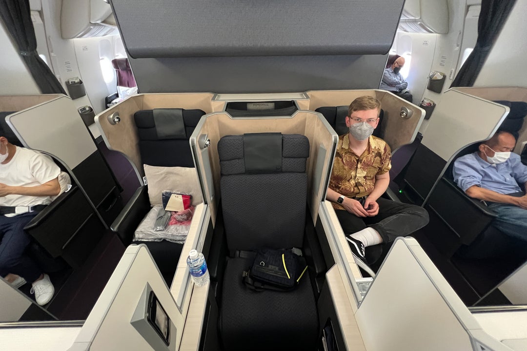 Getting a taste of Japan in JAL business class from Tokyo to Chicago