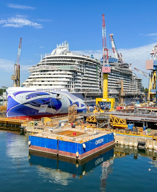 Where are cruise ships built?