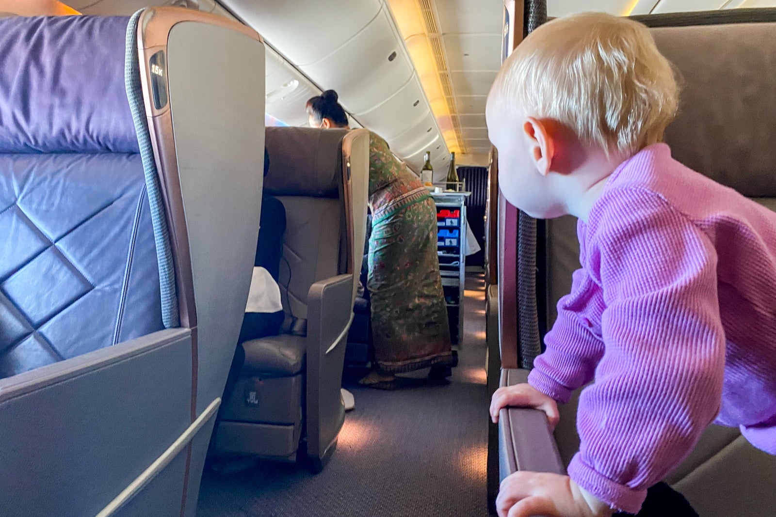 What I learned flying international business class with a toddler The