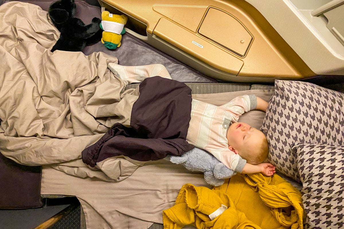 What I learned flying international business class with a toddler The